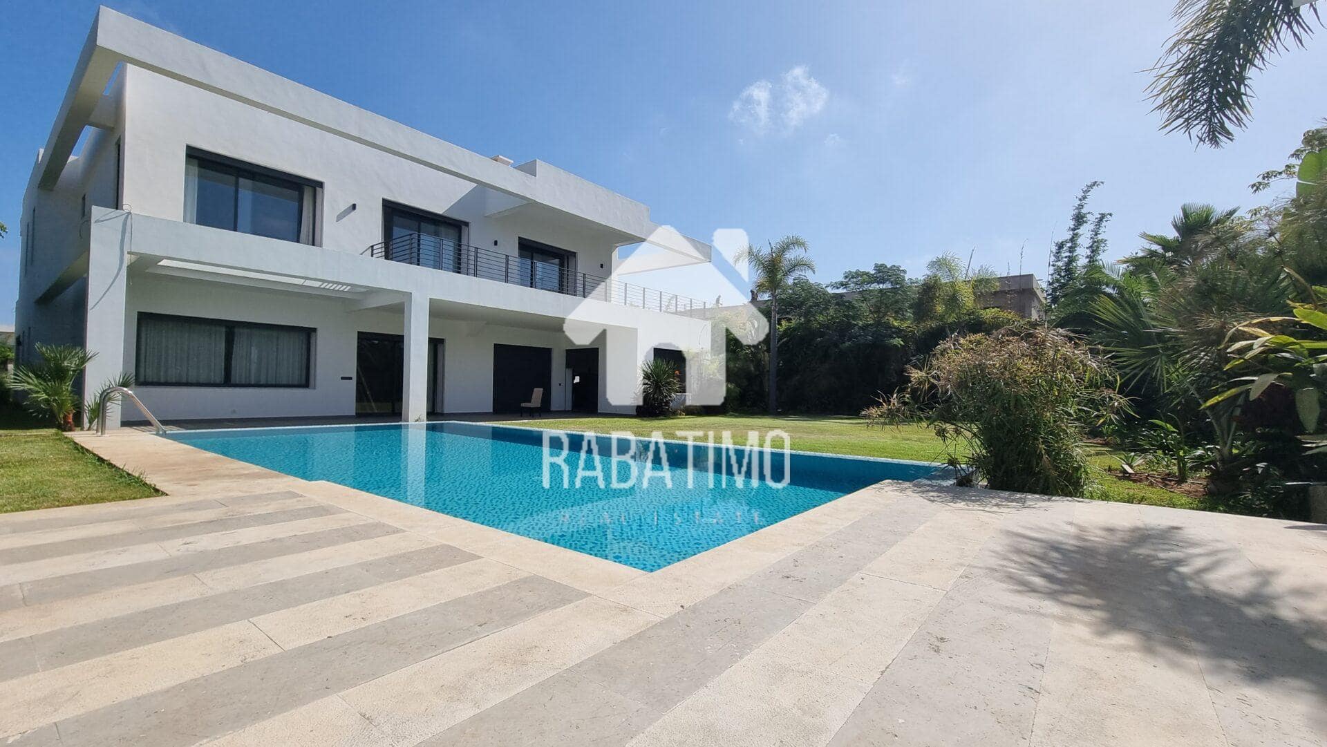 location villa Rabat Souissi chauffage piscine